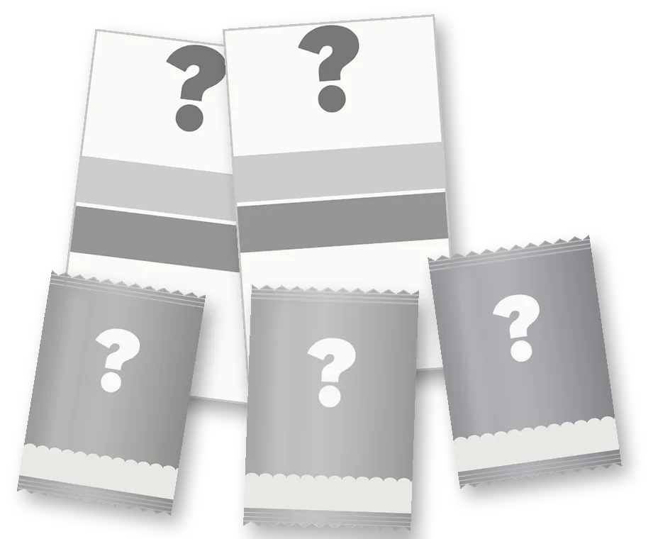 Unrevealed new decks and packs